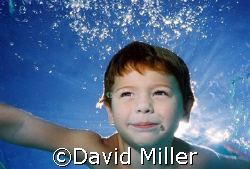 The Underwater Boy This portrait of my 4 yr. old was take... by David Miller 